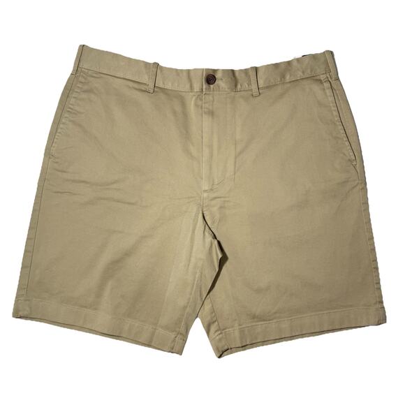J.CREW Other - J.Crew Factory 9” Inseam Chino Shorts Men’s 36 Khaki Flat Front NEW with Tag